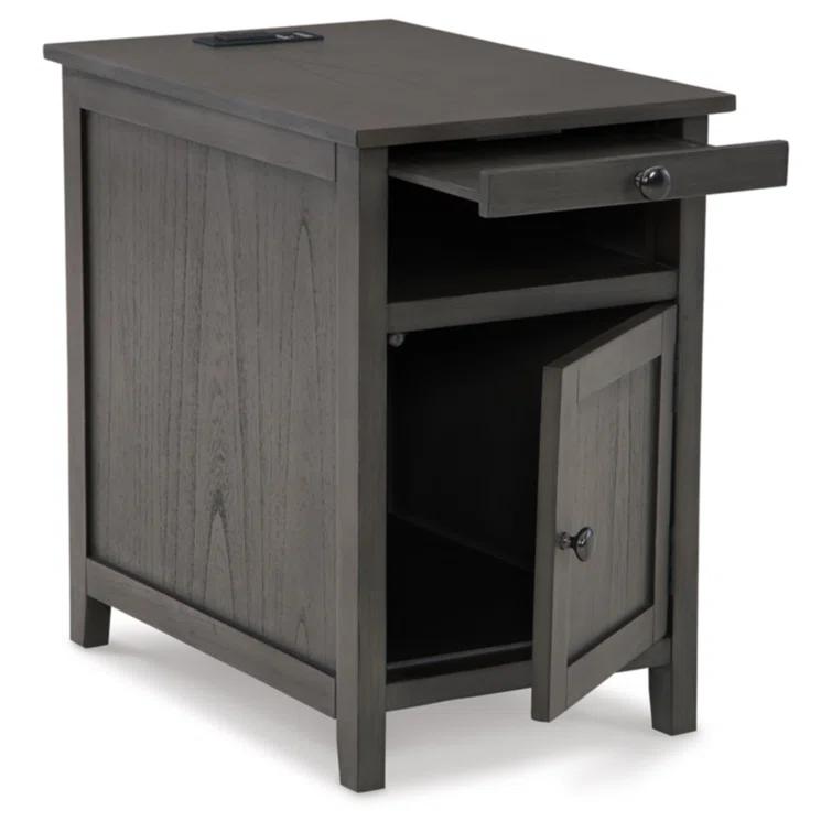 Lark Manor™ Dalson End Table and Built-In Outlets