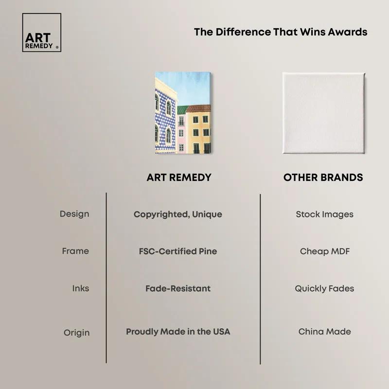 Art Remedy Around the Corner Canvas Fashion Art Prints by Art Remedy