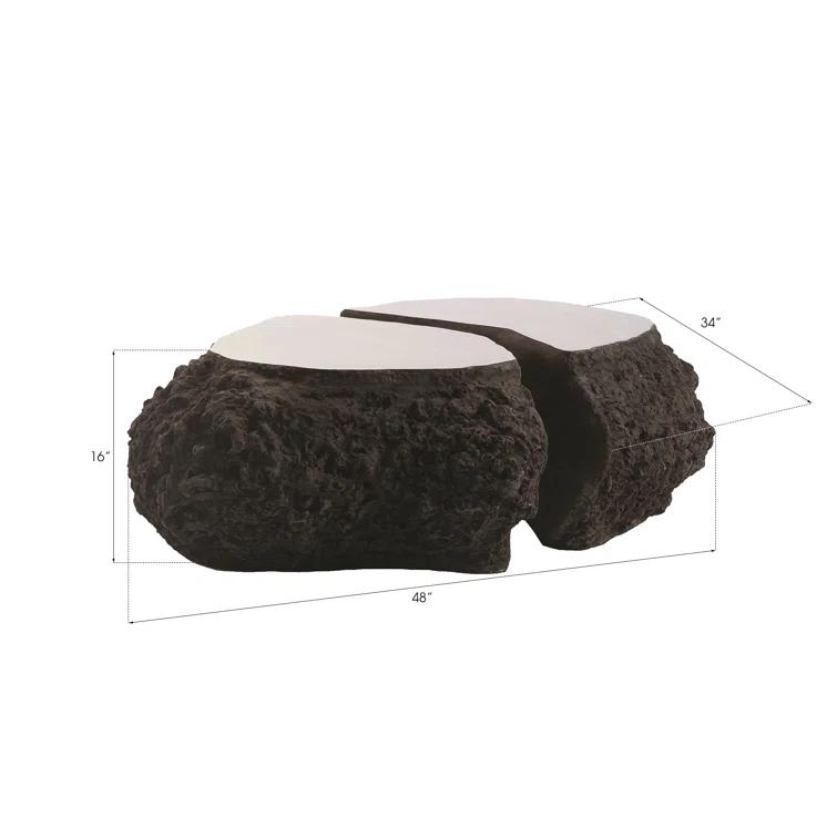 Phillips Collection Split the Difference Coffee Table