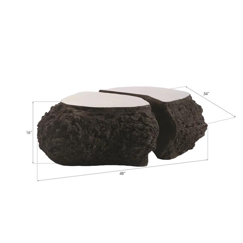 Phillips Collection Split the Difference Coffee Table