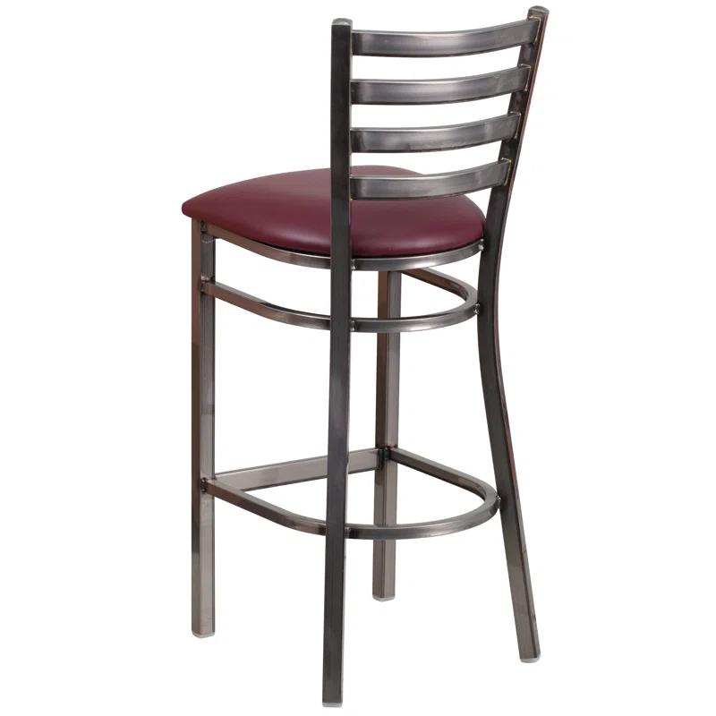 Flash Furniture Brixton Hercules Series Ladder Back Metal Restaurant Barstools