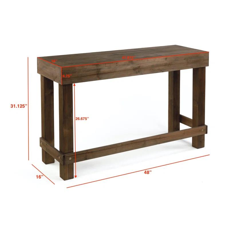 Loon Peak® Khorawa Solid Wood Console Table