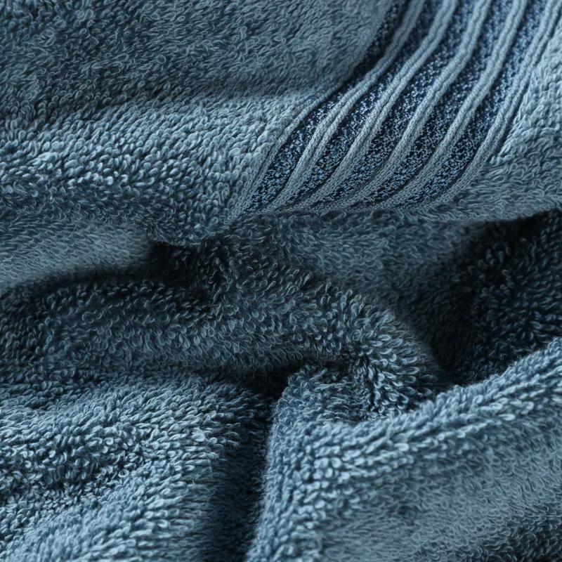 Superior Heritage Certified Egyptian Cotton Plush Absorbent Luxury Bath Towel (Set of 2)