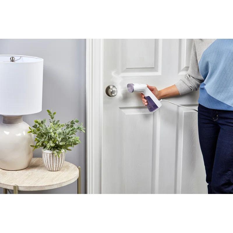 BLACK+DECKER BLACK+DECKER Compact Handheld Steamer, HGS012P, 25-Second Heat Up, 1000 Watts, Removes Wrinkles From Fabrics, Clothing And Upholstery