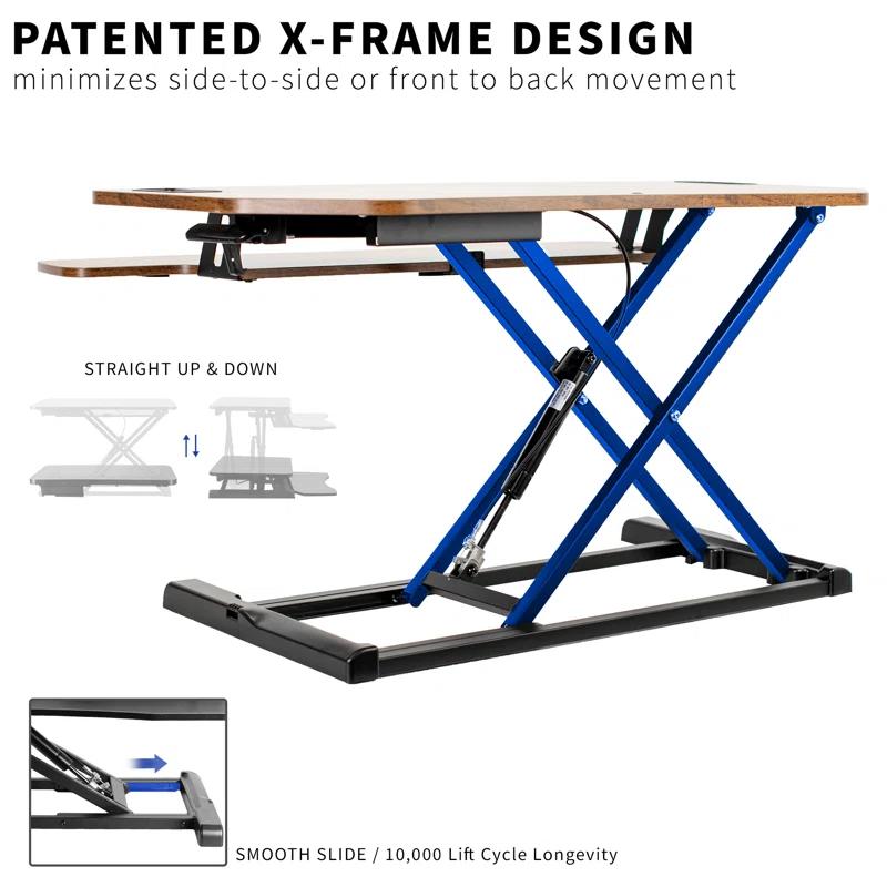 Vivo VIVO Height Adjustable Corner Desktop Monitor Riser 38" (DESK-V000KL series)