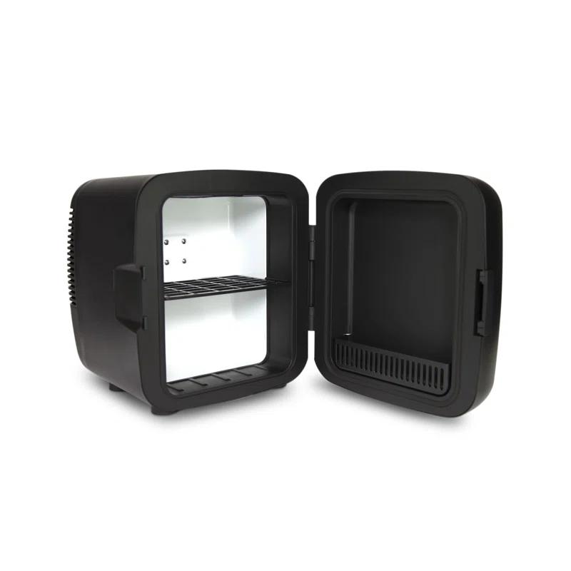 Emerson Emerson EFC-5001 Portable XL Mini Fridge Cooler for 12 Cans, 8L Capacity, AC/DC Power Compatibility, Removable Shelf, Lightweight Design – Ideal for Home, Office, Travel, Dorms, and Outdoor Use