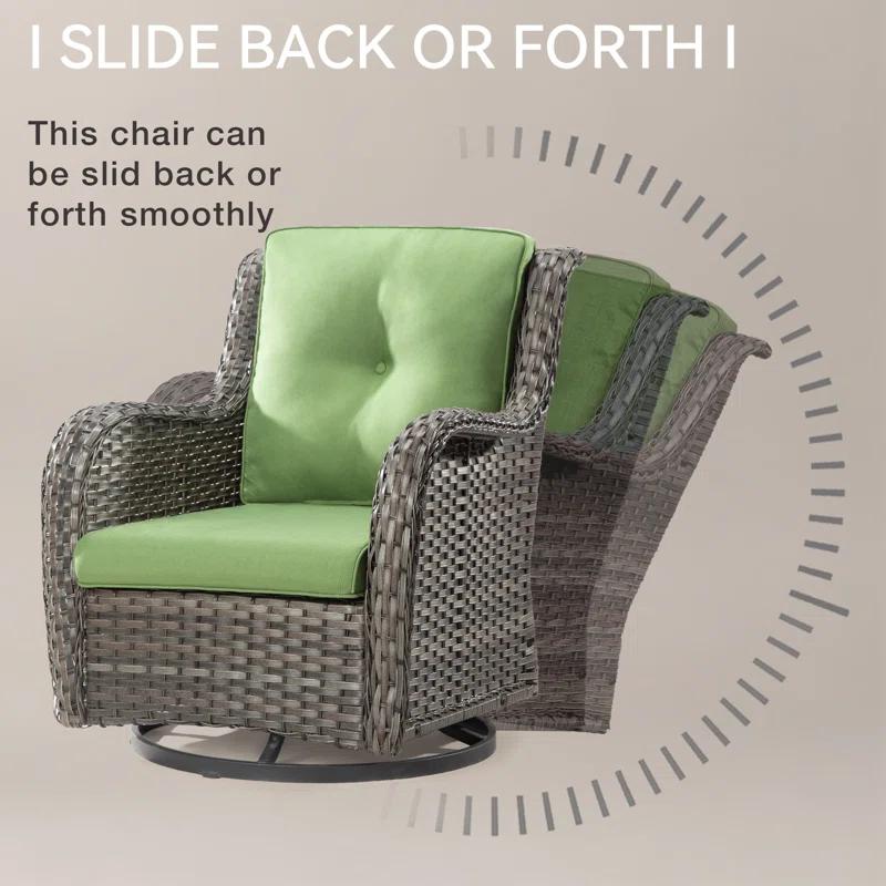 COZYWOR Outdoor Dining Armchair with Cushion
