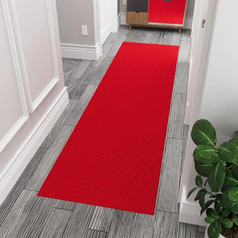 Ottomanson Stepwell Collection Utility Ribbed Garage Mat/Patio/Entryway Rug & Reviews | Wayfair