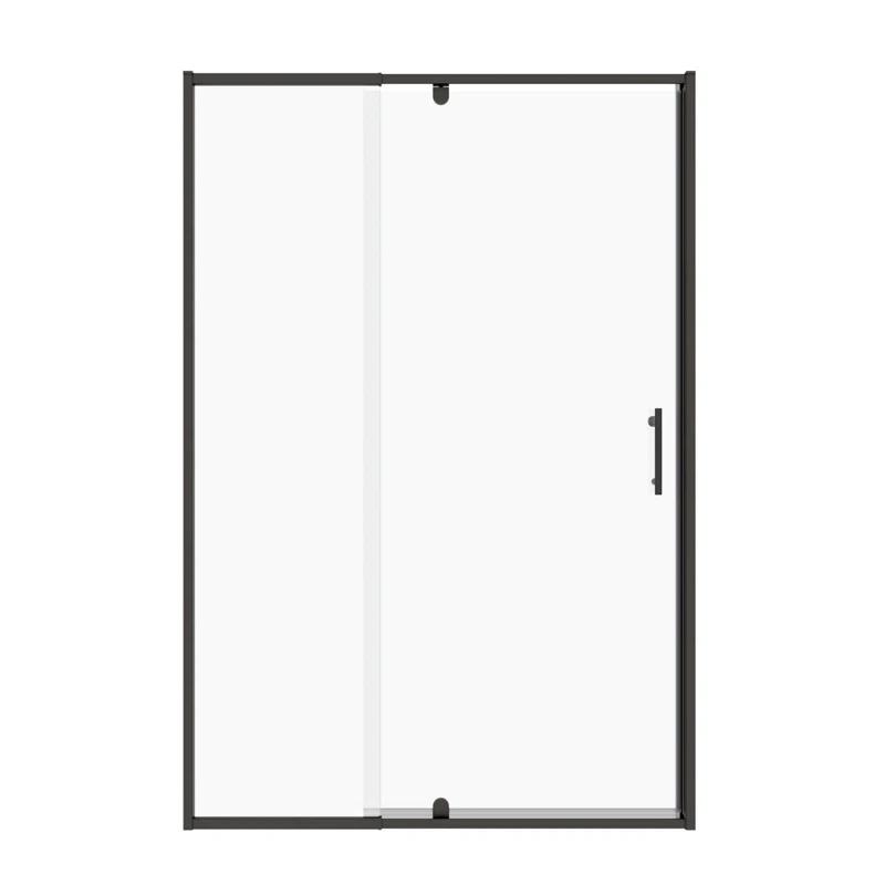 Arch Glass Designs 11DD131873LTS 38-42" W x 71" H Flush Glass Shower Door Reversible Installation