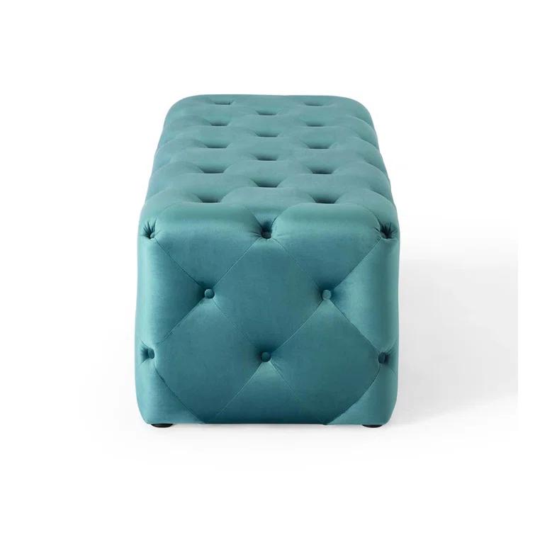Carson Carrington Ullervad 48-inch Button Tufted Entryway Velvet Bench by Modway