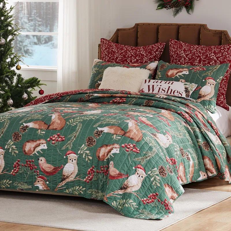 Barefoot Bungalow Willow Reversible Quilt Set