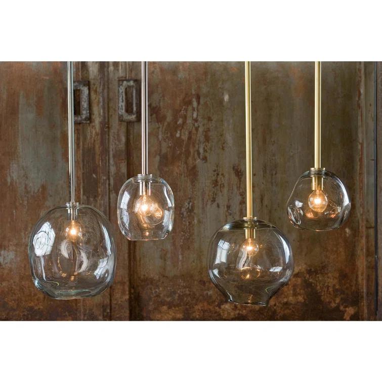 Regina Andrew Molten Pendant with Smoke Glass