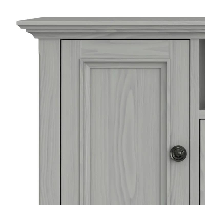 Simpli Home Amherst 54"W Solid Wood TV Stand for TVs up to 60" with Adjustable Shelves