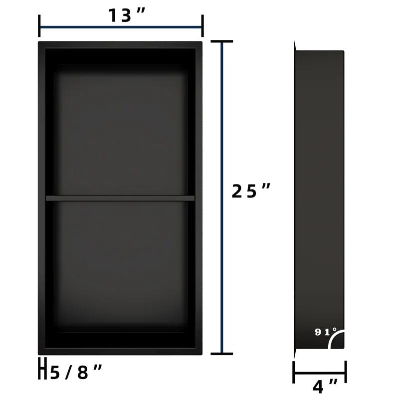Hypertaire Double Layer Recessed Shower Niche No Tile Needed