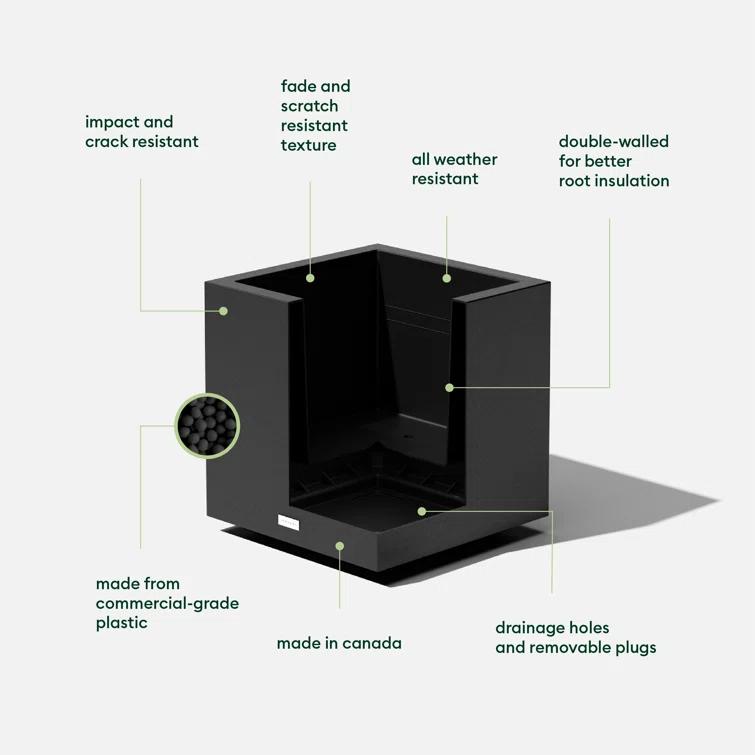 Block Series Cube Planter