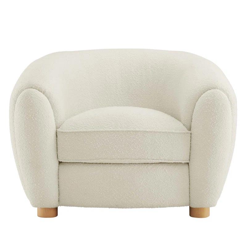 Modway Modway Abundant Boucle Upholstered Fabric Armchair