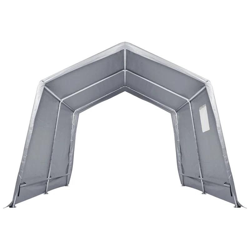 VEVOR Heavy Duty 7 ft. W x 12 ft. D Polyethylene Portable Storage Shed