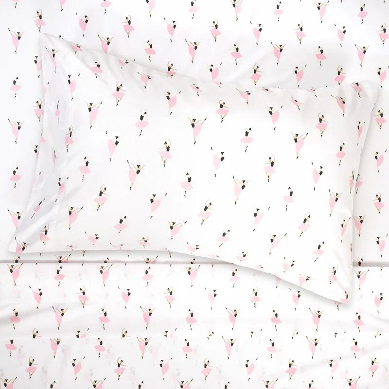 Sweet Home Collection Ballerina Bed Sheet Set