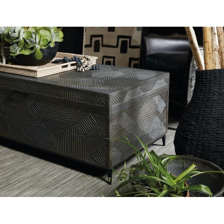 Hooker Furniture Chiseling Solid Wood Top Coffee Table