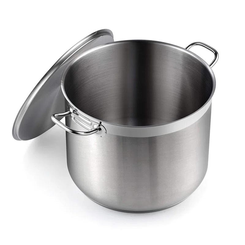 Cooks Standard Cooks Standard Professional Stainless Steel Stock Pot with Lid, Silver