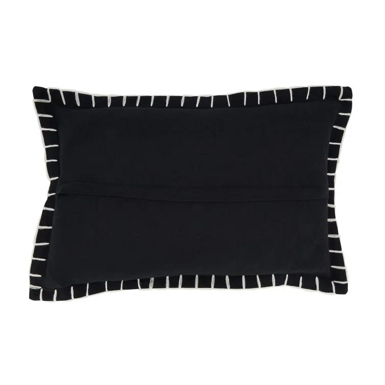 Saro Persephone Collection Cotton Pillow Cover