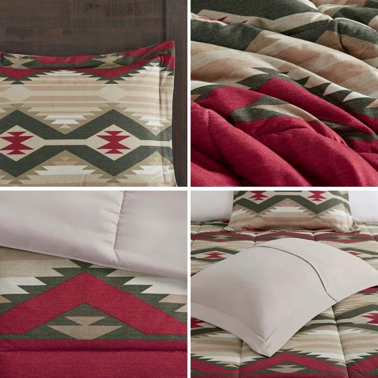 Woolrich Woolrich Emmet Creek Down Alternative Comforter Set with Throw Pillow