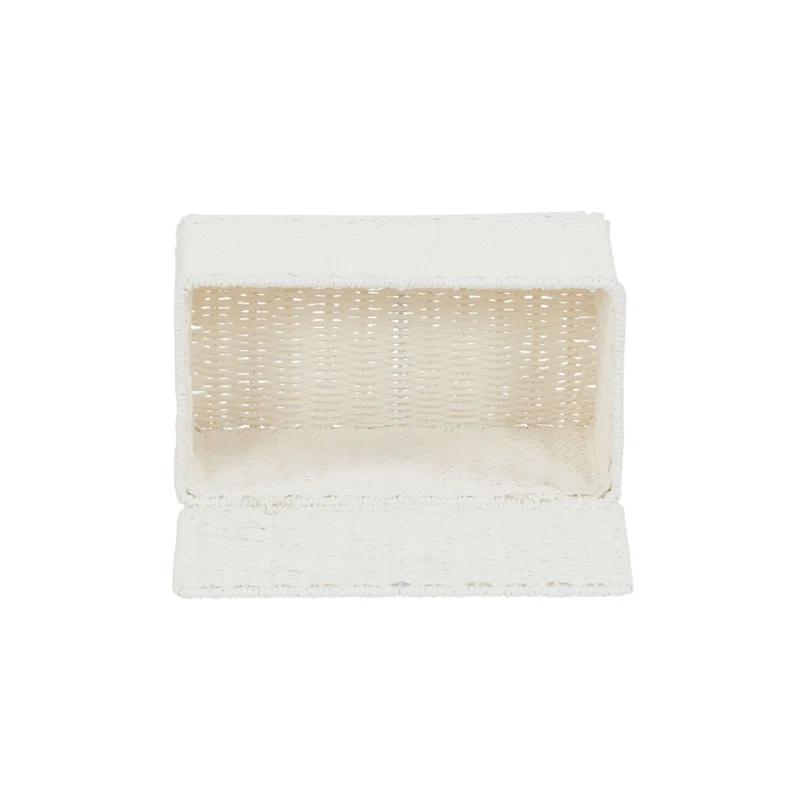 Household Essentials Paper Rope Wicker Box & Reviews | Wayfair