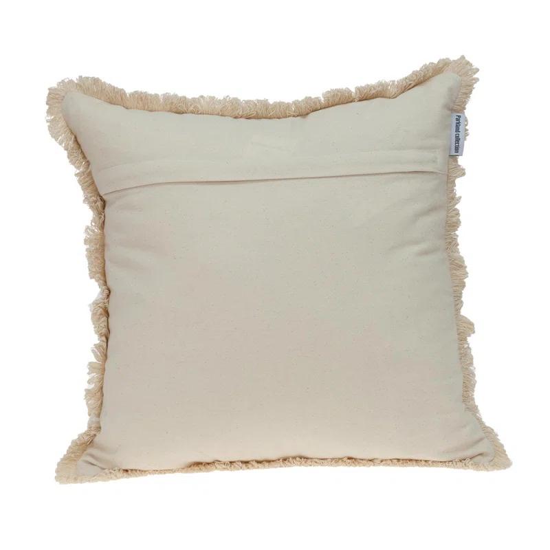 ZeaZu Abstract Cotton Throw Pillow