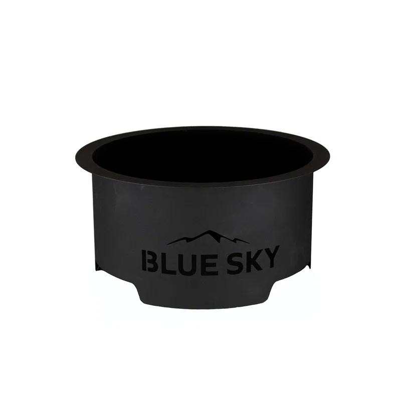 Blue Sky Outdoor Living Round Steel Wood Burning Smokeless Fire Pit