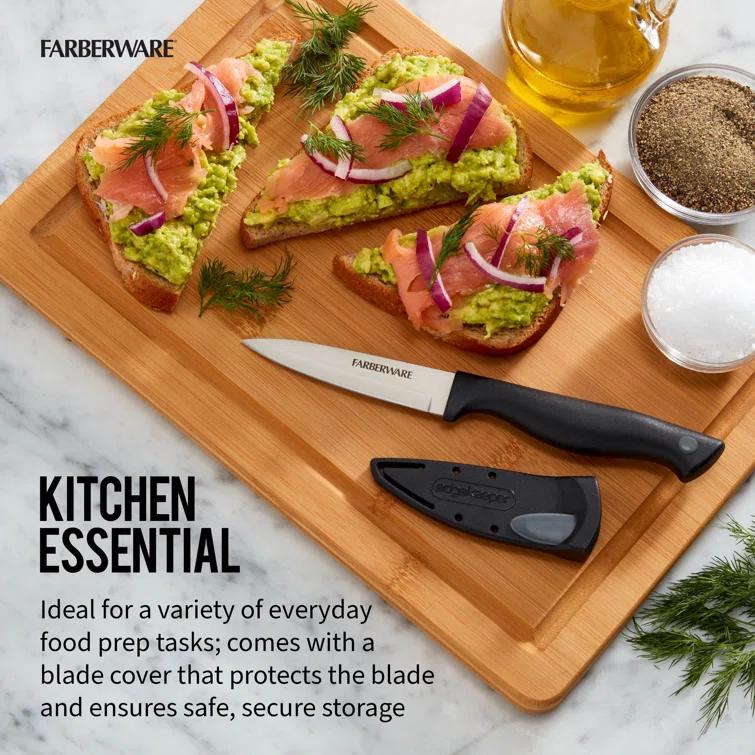 Farberware Farberware Edgekeeper Paring Knife with Built-In Self-Sharpening Blade Cover