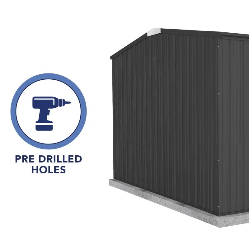 Absco Premier 10 ft. W x 10 ft. D Metal Storage Shed