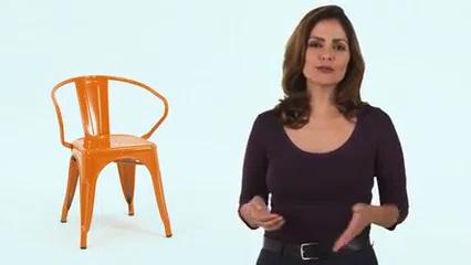 Flash Furniture Hucheson Metal Indoor-Outdoor Chair with Arms