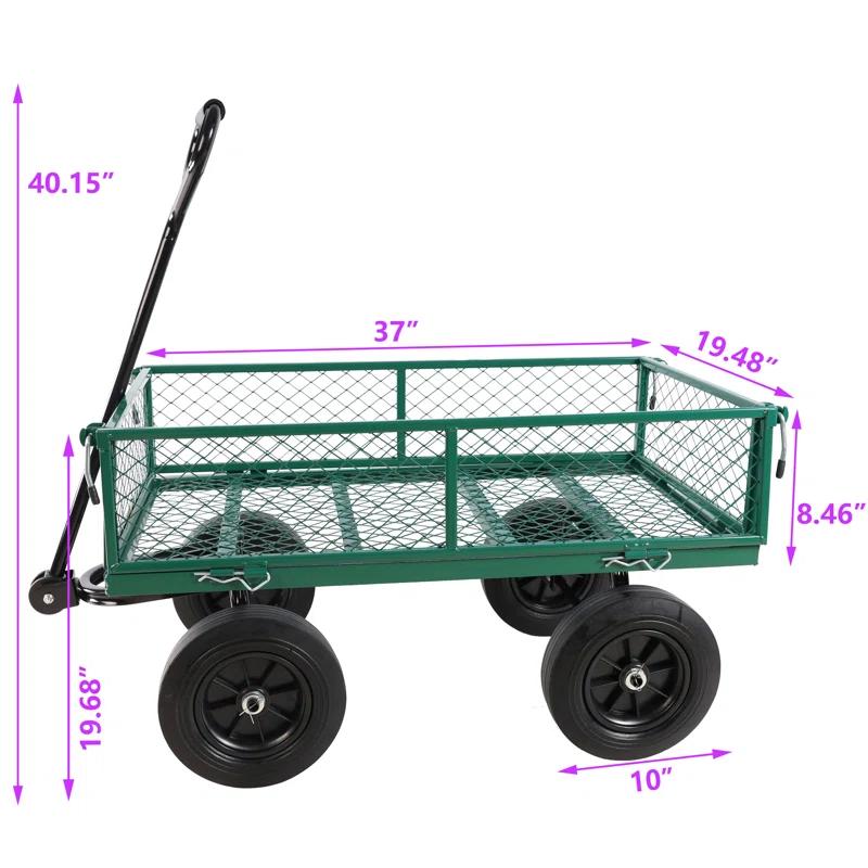 BURDOCK Solid wheels wagon cart