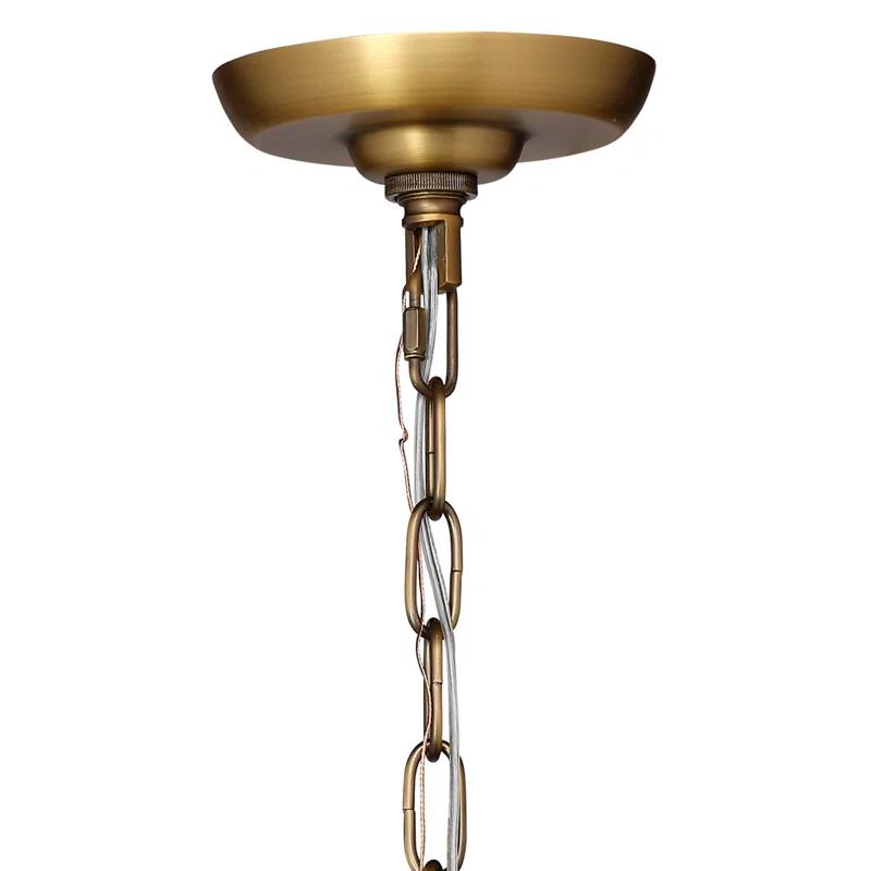 Jamie Young Company Glenn 4 - Light Dimmable Square/Rectangle Chandelier