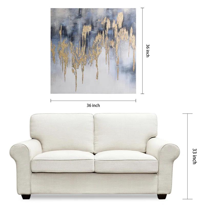MH Handel Wrapped Canvas Drawing Print