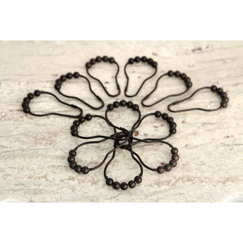 Kingston Brass Kingston Brass Edenscape Roller Ball Shower Curtain Rings (12 Pieces/Set) (Set of 12)