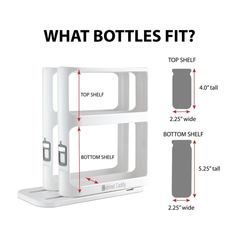 Cabinet Caddy Freestanding Spice Rack