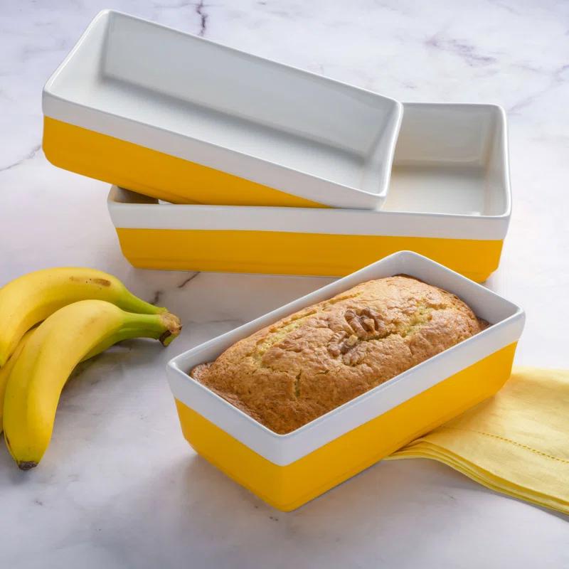 Martha Stewart 3 Piece Stoneware Bakeware Set