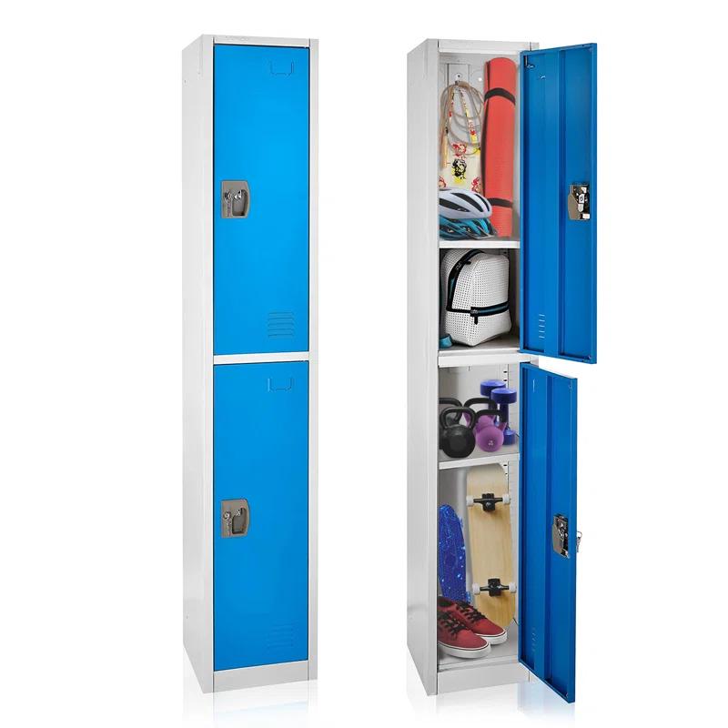 12'' Wide Steel 2-Tier School and Gym Locker