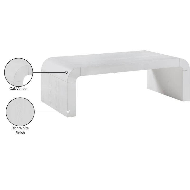 Meridian Furniture USA Toulon Oak Veneer Coffee Table