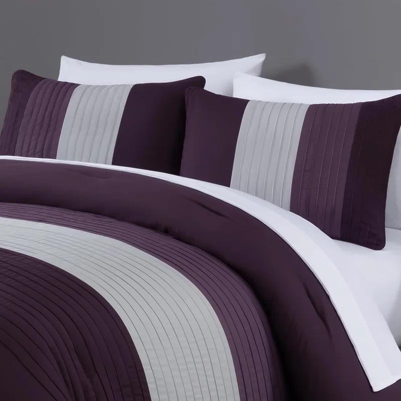 Chezmoi Collection Briar Microfiber Bed in a Bag Comforter Set