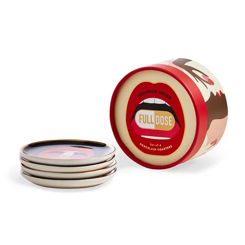 Jonathan Adler Full Dose Coasters (Set of 4)