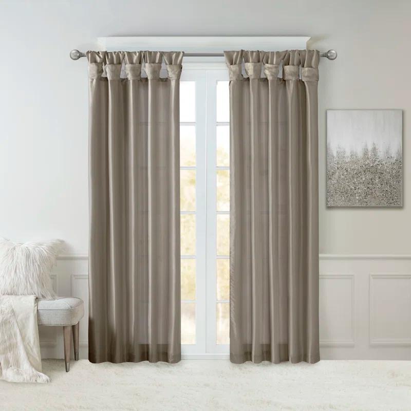 Madison Park Rivau Light-Filtering Single Curtain Panel