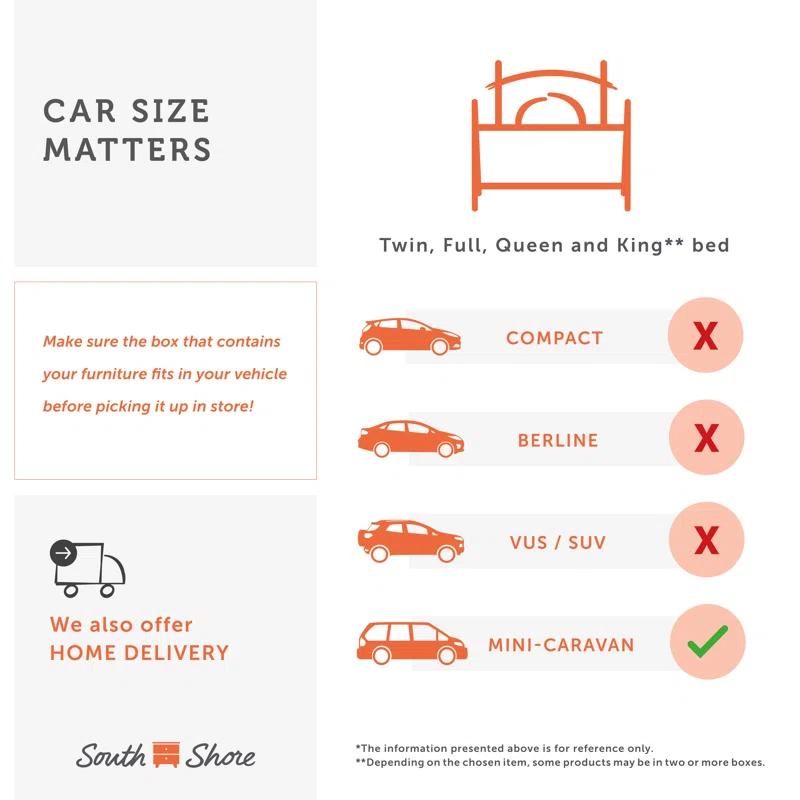 South Shore Munich Twin Storage Bed