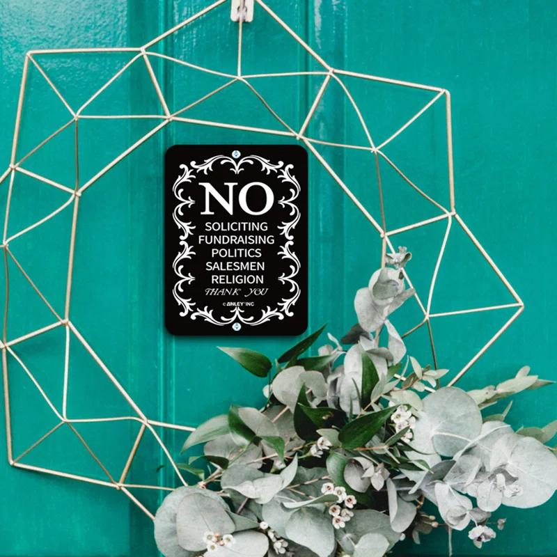 Inbox Zero No Soliciting for Home and Business, do Not Ring the Bell Sign