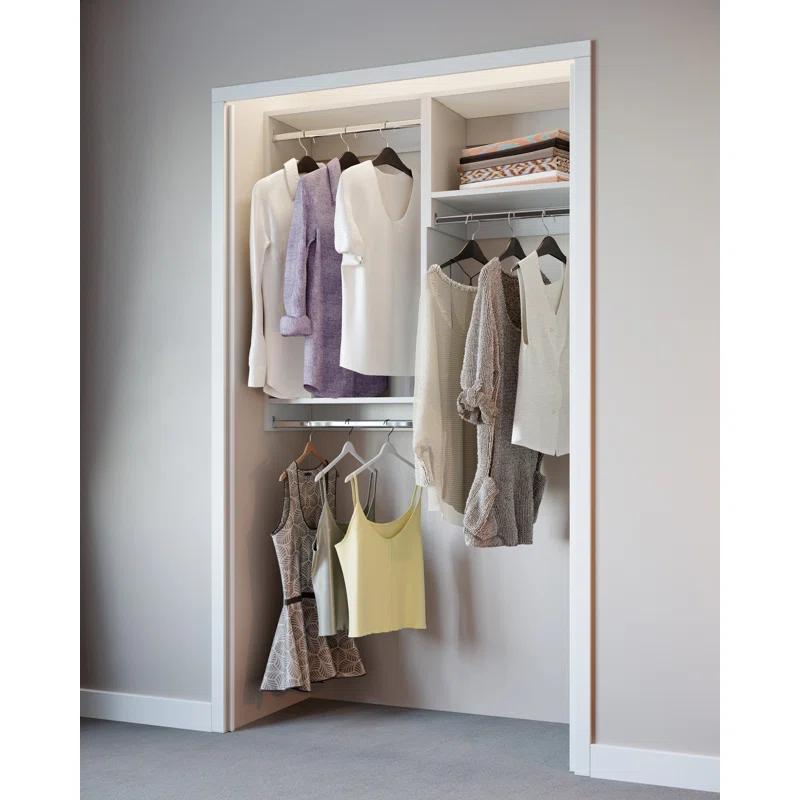 Modular Closets Modular Closets Closet System Walk-In Sets, Hanging Closet Kit