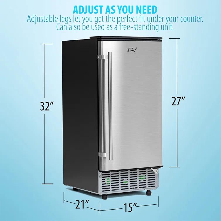 Deco Chef Deco Chef 80 lb. Daily Production Cube Ice Built-In Ice Maker
