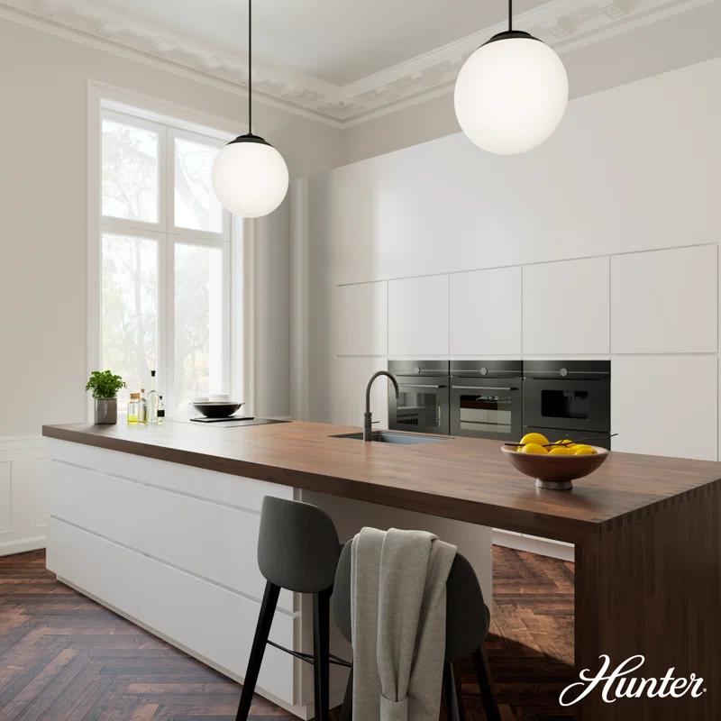 Hunter Fan Hepburn 1 - Light Sphere Globe Pendant
