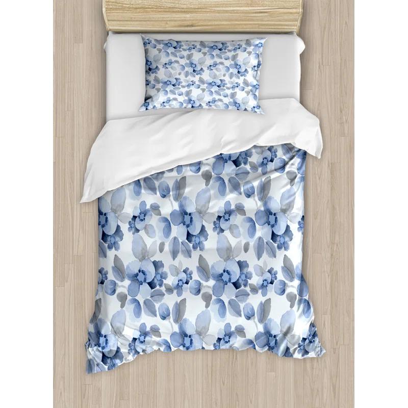 Ambesonne Traditional Floral Duvet Cover Set