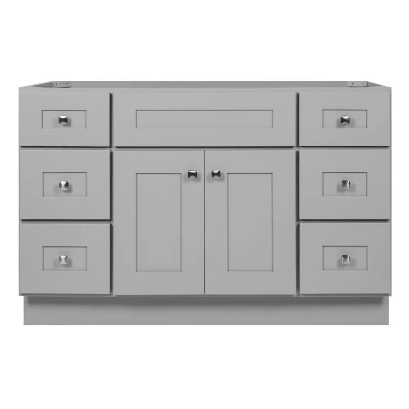 Design House Brookings 48 Inch Bathroom Vanity, Ready to Assemble, Solid Wood, Sherwin Williams – Design House, 599001-
